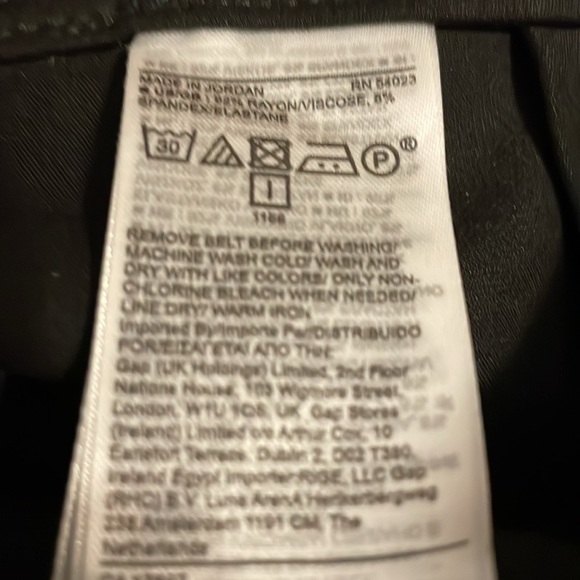 Banana Republic Stretch Cargo Black 6 - Picture 8 of 8